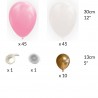 Sassier - DIY Ballongbåge Rosa och Guld 100 Ballonger Sassier - DIY Ballongbåge Rosa och Guld 100 Ballonger - 2