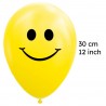 Ballonger Latex Gul Smiley - 8-pack  - 2