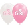 Babyshower Baby Girl ballonger 8-pack - 1