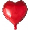 Hjärtformad Folieballong Röd  - 46 cm (18") - Hjärtformad Folieballong i kärlekens färg  Sassier.se
