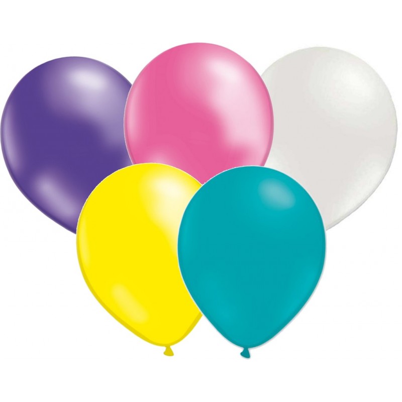 Färgglada Ballonger 10-Pack