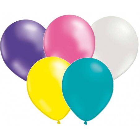 Färgglada Ballonger 10-Pack
