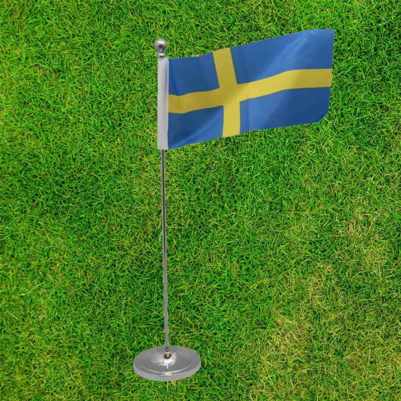 Midsommar - Pynt & Dekorationer - Sverige Bordsflagga Svensk Flagga Student Midsommar Födelsedag  - 4