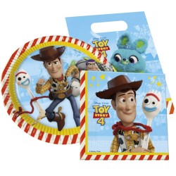 Kalastillbehör Toy Story 4 - Tallrikar Party Bags Servetter - Toy Story 4 - Tallrikar Party Bags Servetter Sassier.Party