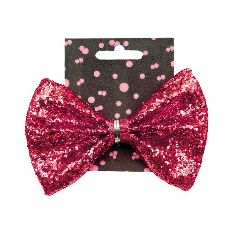 Mellofest – Fira med Musik, Glitter och Roliga Teman! - Fluga Röd dekorerad med glitter - 2