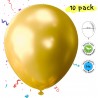 Ballonger Latex Guld Metallic 10-pack 30 cm (12 tum) - Köp Ballonger Guldmetallic 10-pack | Sassier.se