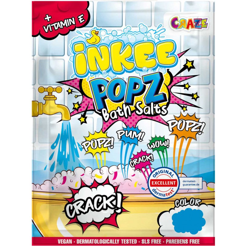 Badbomber – Skäm Bort Dig Själv med Avkopplande och Färgglada Badrutiner! - Popz Färgsprakande Doftande Badsalt - 7