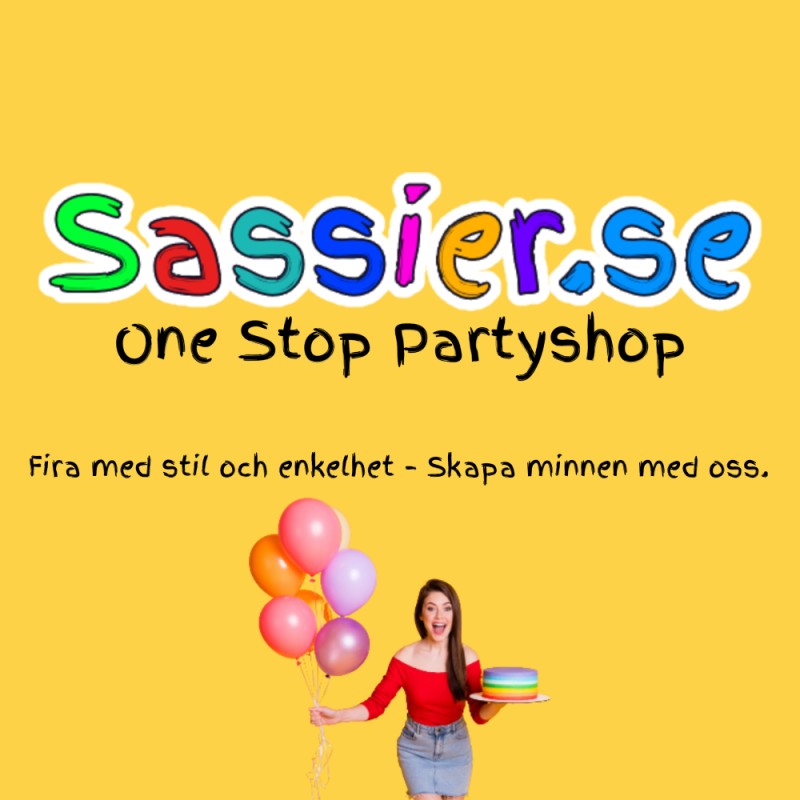 Sassier.se - Skapa magiska minnen med våra partyprylar!