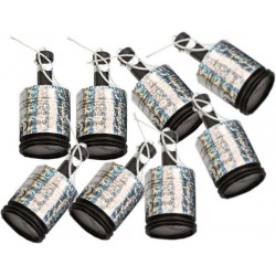 Party Poppers Silver 8-pack