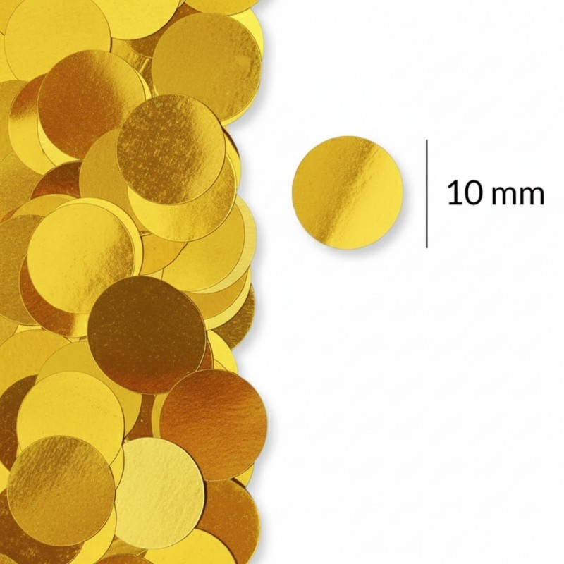 Konfetti – Skapa Festlig Stämning med Färgglada Detaljer! - Glittrande Guldfärgad Bordskonfetti 30g - 2