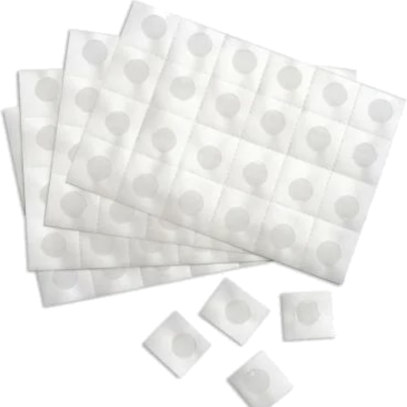 Limprickar Transparent Självhäftande