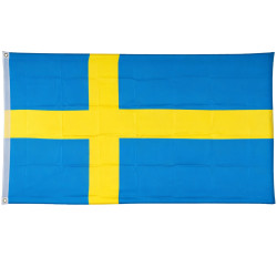 Sverige flagga 150x90 cm – Polyesterflagga för fest och dekoration 1