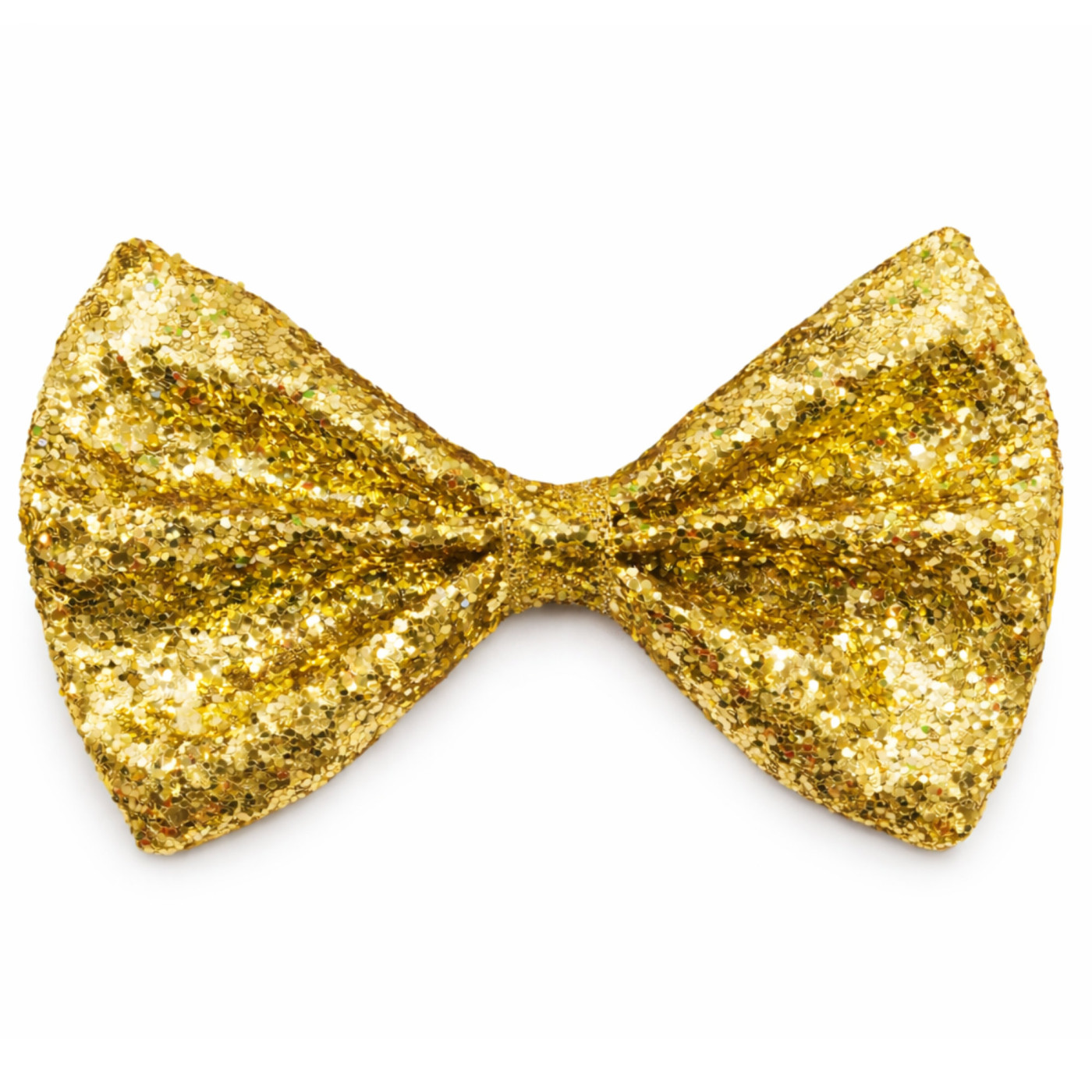 Glitterfluga Guld – Färdigknuten Glittrig Fluga för fest och dekoration 1