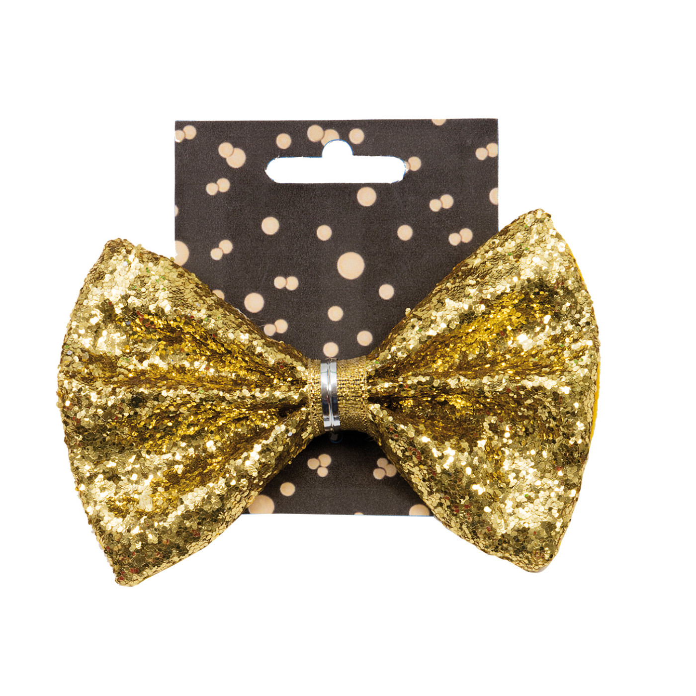 Glitterfluga Guld – Färdigknuten Glittrig Fluga för fest och dekoration 7