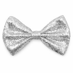 Glitterfluga Festfluga Silver för fest och dekoration 1