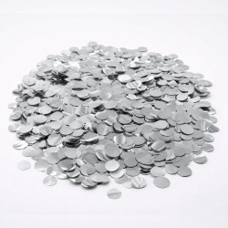 Silverfärgad konfetti – 30 g för fest och dekoration 1