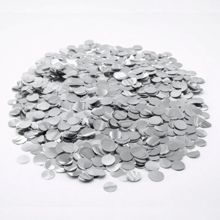 Silverfärgad konfetti – 30 g för fest och dekoration 1